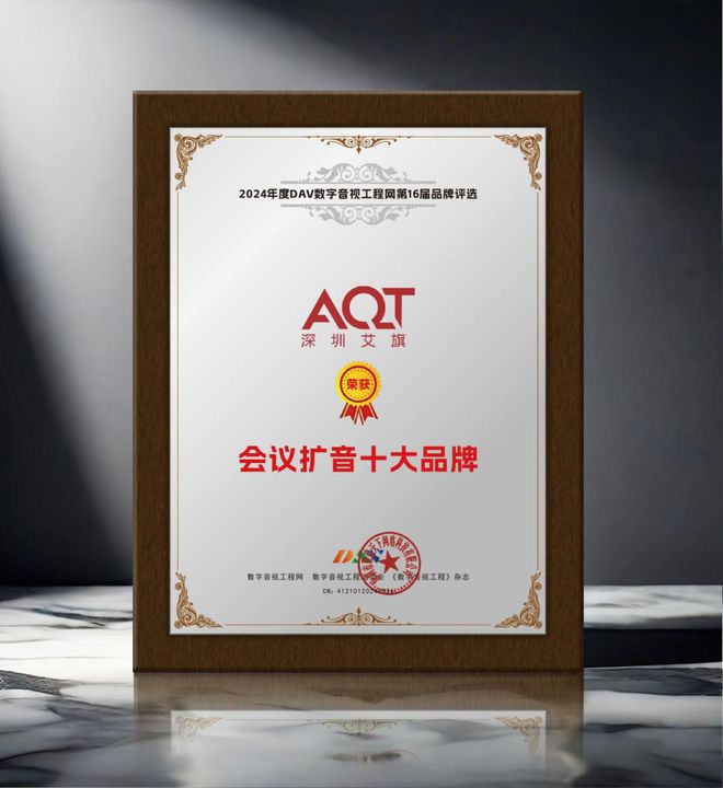 年度会议扩音十大品牌”获奖名单揭晓爱游戏重磅！DAV01“2024(图2)