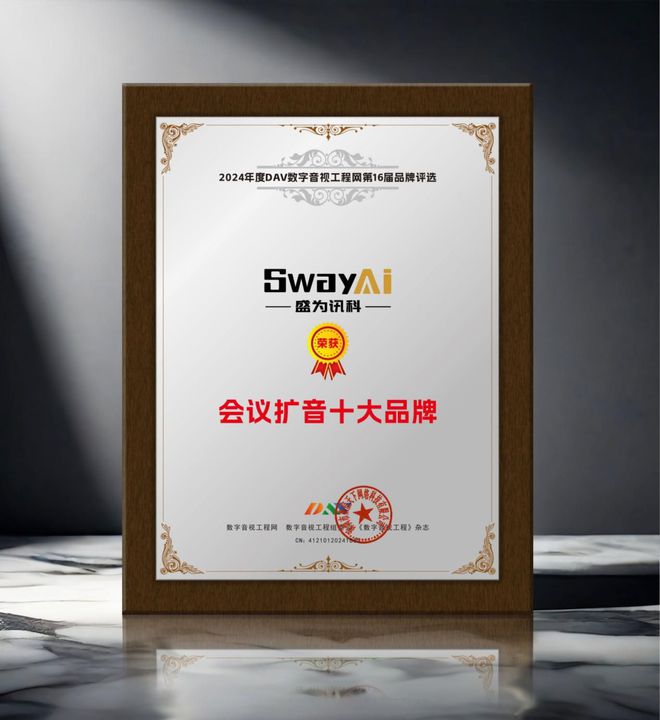 年度会议扩音十大品牌”获奖名单揭晓爱游戏重磅！DAV01“2024(图11)